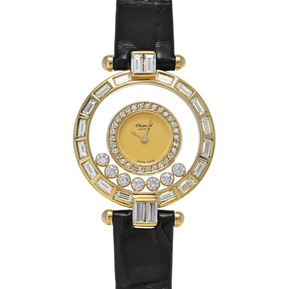 CHOPARD Happy Diamond 20/4604 Gold/diamond Ladies Watches quartz Used Ginzo - Picture 1 of 7